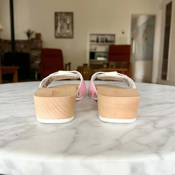 Dr. Scholl's NWOT Original Collection Platform Slide Sandals in Pink Size 8 - Picture 6 of 8